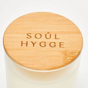 Свеча Soul Hygge "Tuberose" с деревянным фитилём , 225 мл
